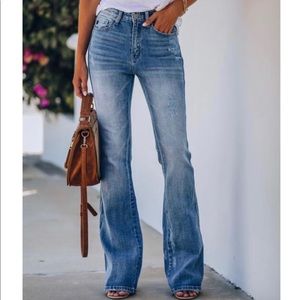 RESTOCKED KanCan || High Waist Flare Jeans